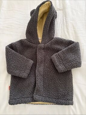 Magnificent baby (magnetic) gray Hooded jacket